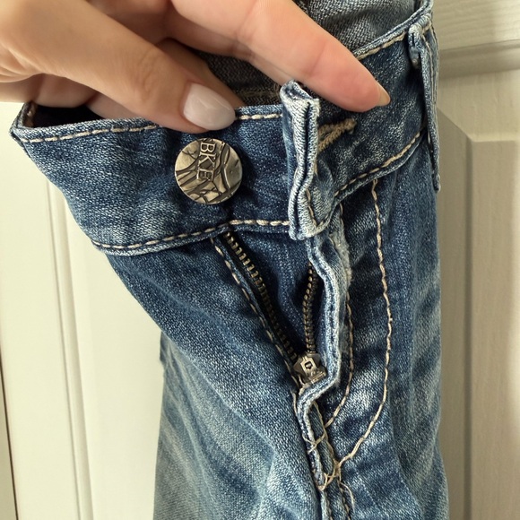 BKE Women's Boot Cut Jeans - Classic Blue - Picture 7 of 8